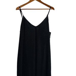 Wild Fable Large Slip Dress Velvet Lace Black  Gothic Dark Boho Strappy